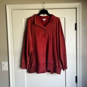 NWOT Red Pullover